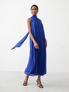chiffon midi dress banana republic Banana Republic | Dresses | Cyan Dress